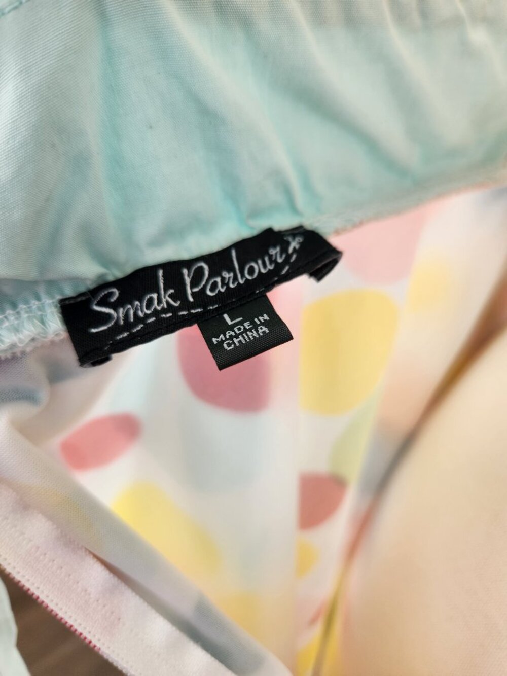Smak Parlour Vintage Style Fit & Flare Midi Halter Dress Size L Polka Dots - Picture 10 of 10